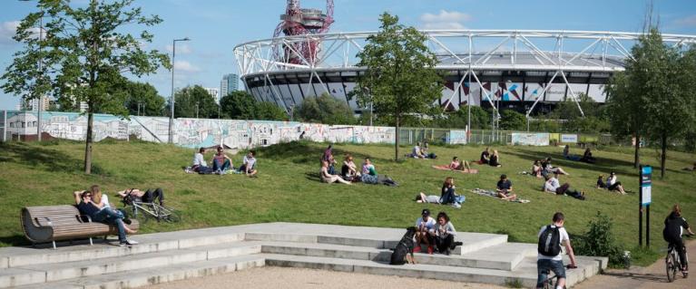 Image of Londoners at Hackney Wick