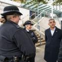 Former Metropolitan Police Commissioner, Dame Cressida Dick and Sadiq Khan, Mayor of London