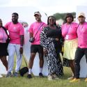 Black pride staff standing outdoors