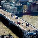 Aerial view of London Bridge