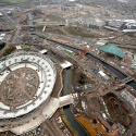 Olympic park building work